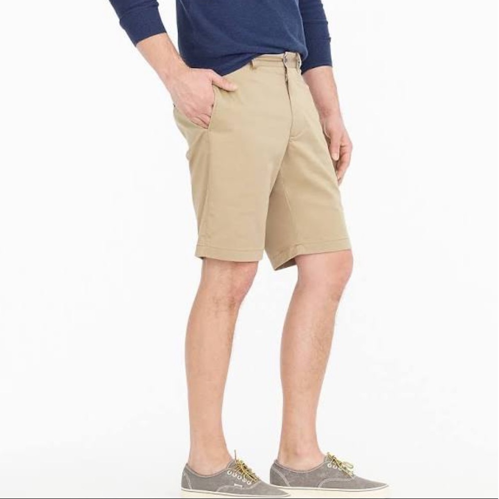 🎉HP🎉 J Crew Set of 2 Khaki Stretch Shorts - Picture 2 of 12